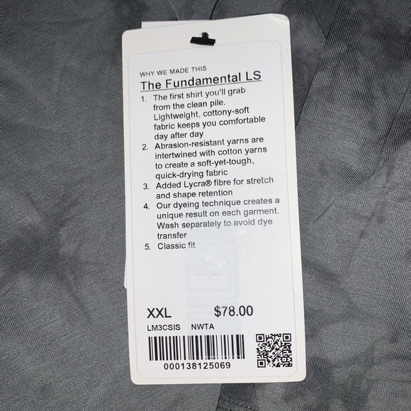 Lululemon The Fundamental Long Sleeve - Picture 2 of 3